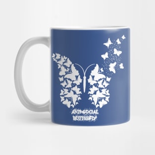 anti social butterfly 2 Mug